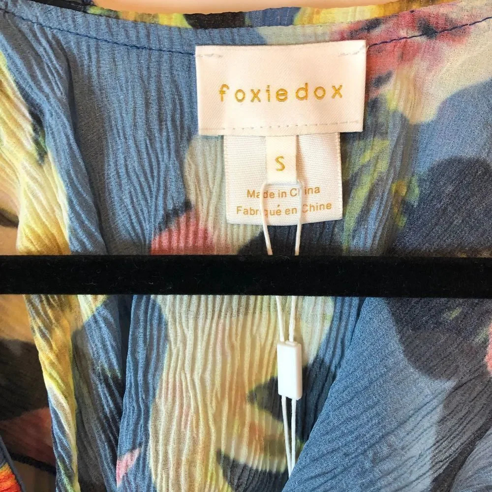 Foxiedox | Sweetwater Blue Floral High Low Dress - Picture 5 of 8